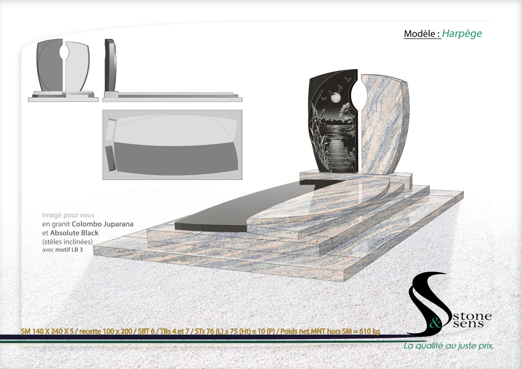 harpège stone et sens