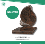 Pierre tombale Envol - Nouveauté Stone & Sens 2026