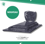 Pierre tombale Mayence - Nouveauté Stone & Sens 2026