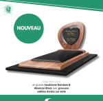 Pierre tombale Allure - Nouveauté Stone & Sens 2026