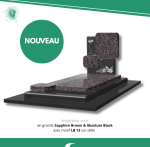 Pierre tombale Elemento - Nouveauté Stone & Sens 2026