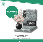 Pierre tombale Léman - Nouveauté Stone & Sens 2026