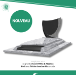 Pierre tombale Hirondelle - Nouveauté Stone & Sens 2026